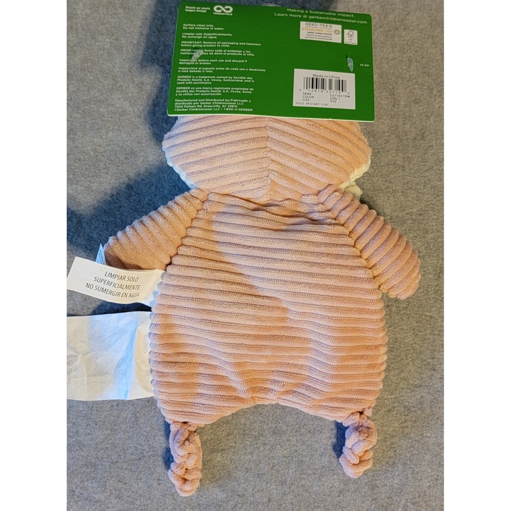 NWT Modern Moments By Gerber Lovey + Rattle Set Fox & Bunny Rabbit Security - Picture 5 of 6